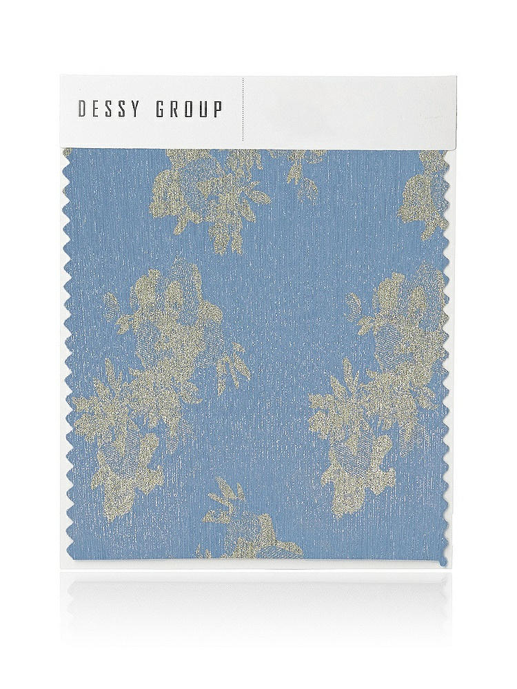 Front View - Larkspur Gold Foil Pleated Metallic Gold Foil Swatch