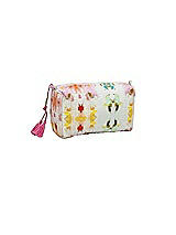 Front View Thumbnail - Neutral Giverny Small Makeup Bag