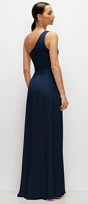 Midnight Navy Lux Chiffon Bridesmaid Dresses