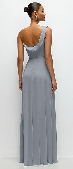 Platinum One Shoulder Bridesmaid Dresses