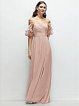 Alt View 1 Thumbnail - Toasted Sugar Dramatic Ruffle Edge Strap Chiffon Maxi Dress