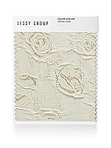 Front View Thumbnail - Ivory Gold Rosette Gilt Rosette Jacquard Swatches