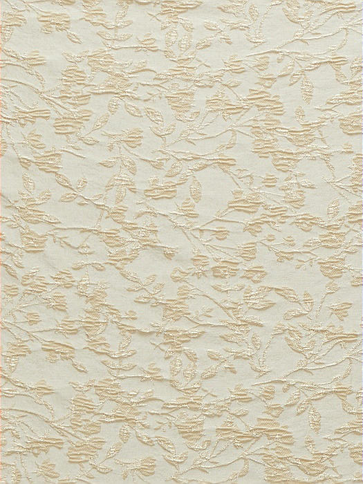 Champagne Filigree Brocade Fabric by the Yard