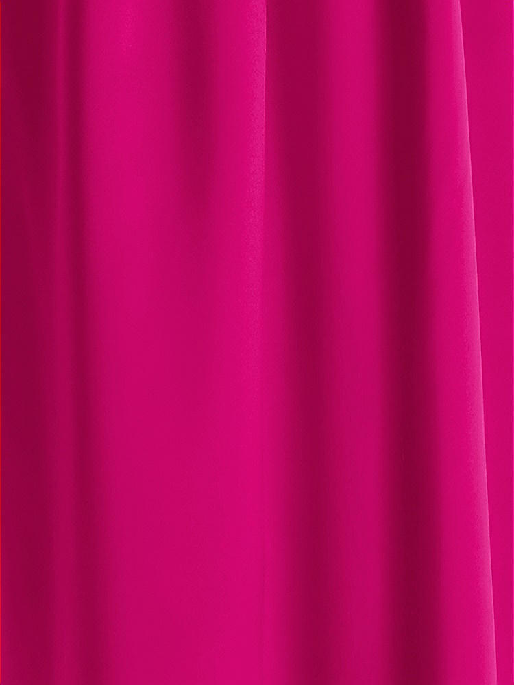 Front View - Think Pink Matte Satin Fabric by the Yard