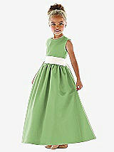 Front View Thumbnail - Apple Slice & Ivory Flower Girl Dress FL4021