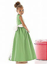 Rear View Thumbnail - Apple Slice & Ivory Flower Girl Dress FL4021