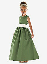 Front View Thumbnail - Clover & Ivory Flower Girl Dress FL4021