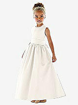 Front View Thumbnail - Ivory & Ivory Flower Girl Dress FL4021