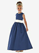 Front View Thumbnail - Sailor & Ivory Flower Girl Dress FL4021