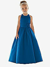 Front View Thumbnail - Cerulean Flower Girl Dress FL4022