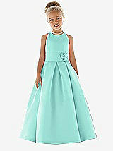 Front View Thumbnail - Coastal Flower Girl Dress FL4022