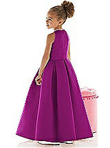 Rear View Thumbnail - Persian Plum Flower Girl Dress FL4022