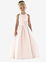 Front View Thumbnail - Blush Flower Girl Dress FL4022