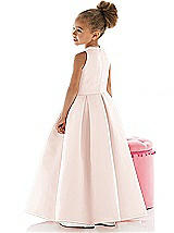 Rear View Thumbnail - Blush Flower Girl Dress FL4022