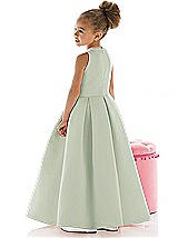 Rear View Thumbnail - Celadon Flower Girl Dress FL4022