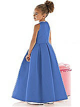 Rear View Thumbnail - Cornflower Flower Girl Dress FL4022