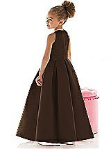 Rear View Thumbnail - Espresso Flower Girl Dress FL4022