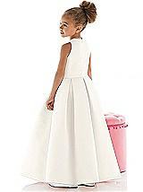 Rear View Thumbnail - Ivory Flower Girl Dress FL4022