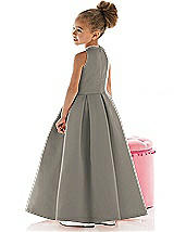 Rear View Thumbnail - Mocha Flower Girl Dress FL4022