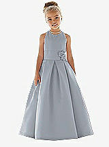 Front View Thumbnail - Platinum Flower Girl Dress FL4022