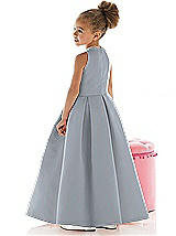 Rear View Thumbnail - Platinum Flower Girl Dress FL4022