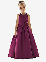 Front View Thumbnail - Ruby Flower Girl Dress FL4022