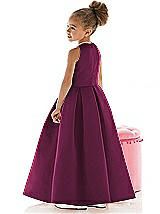 Rear View Thumbnail - Ruby Flower Girl Dress FL4022