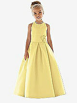 Front View Thumbnail - Sunflower Flower Girl Dress FL4022