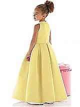 Rear View Thumbnail - Sunflower Flower Girl Dress FL4022