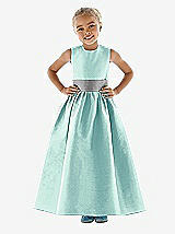 Front View Thumbnail - Seaside & Quarry Flower Girl Dress FL4025