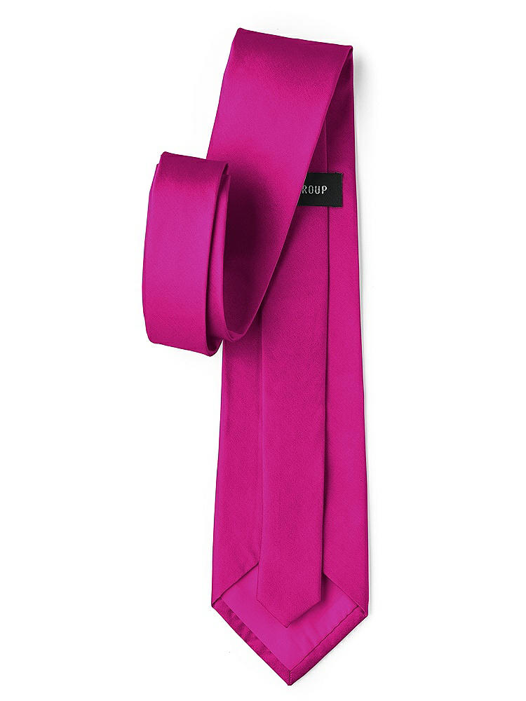 Back View - Cerise Peau de Soie Neckties by After Six