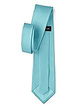 Rear View Thumbnail - Aquamarine Peau de Soie Neckties by After Six