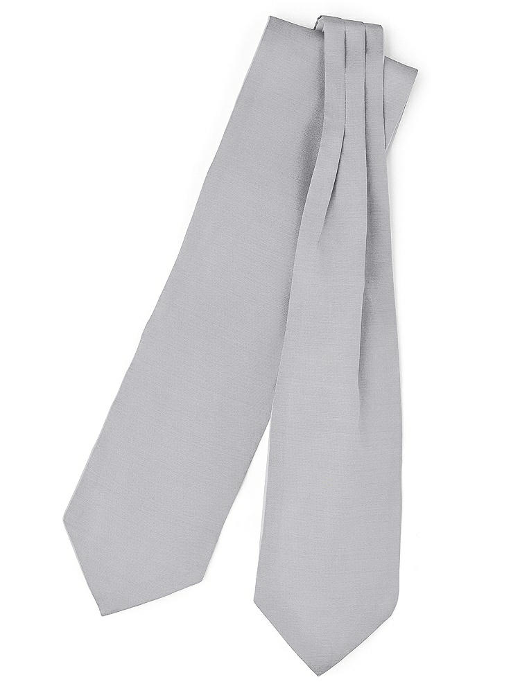 Front View - French Gray Peau de Soie Cravats by After Six