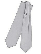 Front View Thumbnail - French Gray Peau de Soie Cravats by After Six