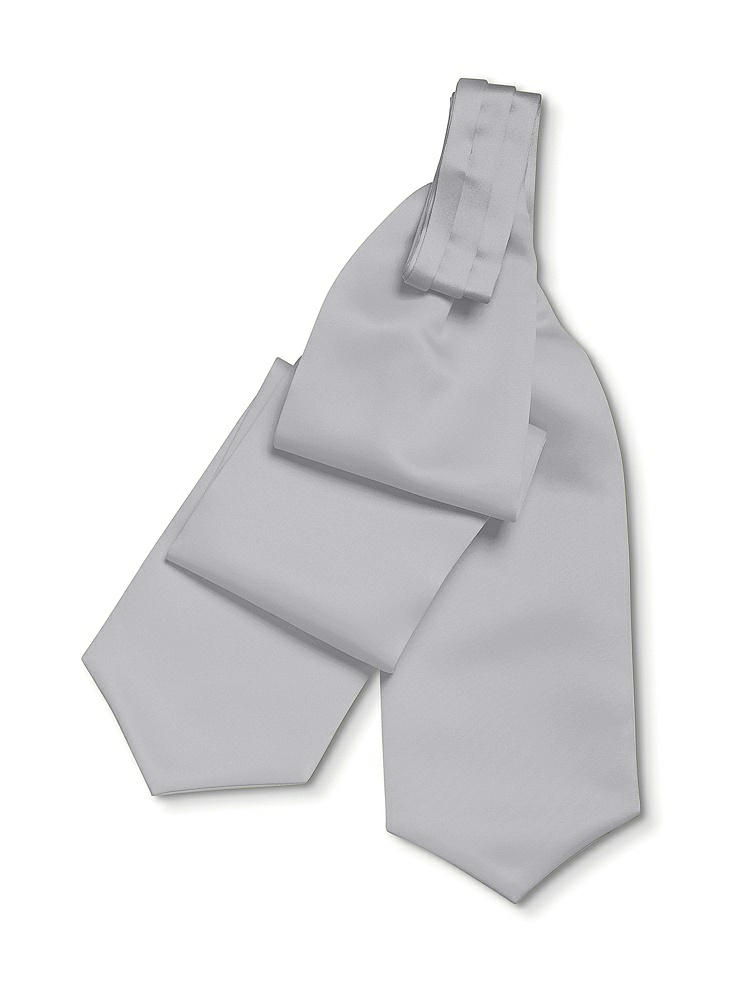 Back View - French Gray Peau de Soie Cravats by After Six