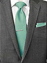 Rear View Thumbnail - Fresh Peau de Soie Pocket Squares by After Six