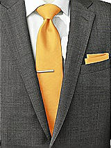 Rear View Thumbnail - Mango Peau de Soie Pocket Squares by After Six