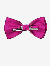 Rear View Thumbnail - Cerise Peau de Soie Boy's Clip Bow Tie by After Six