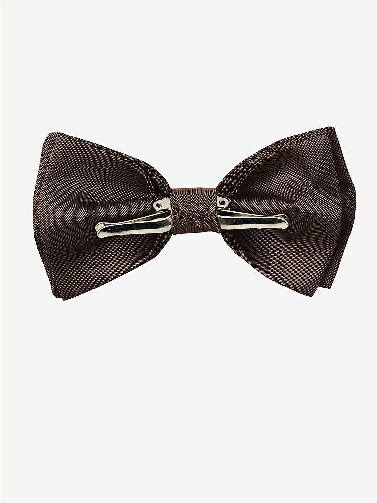 Back View - Brownie Peau de Soie Boy's Clip Bow Tie by After Six