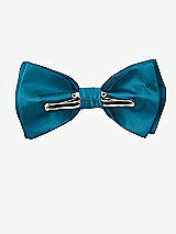 Rear View Thumbnail - Caspian Peau de Soie Boy's Clip Bow Tie by After Six