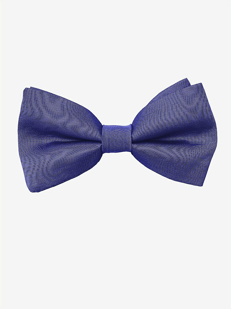 Front View - Electric Blue Peau de Soie Boy's Clip Bow Tie by After Six