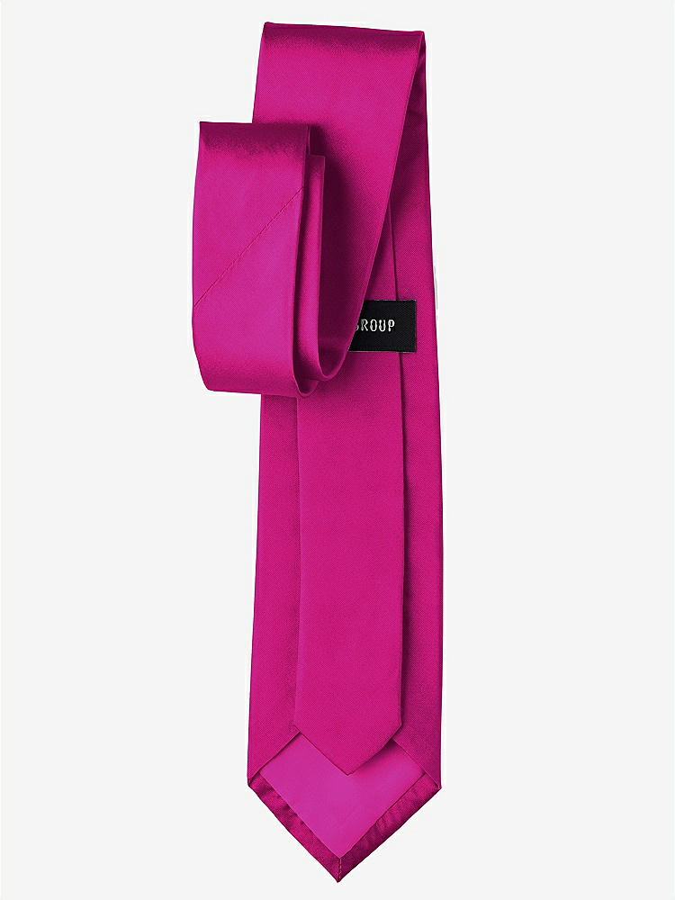 Back View - Cerise Peau de Soie Boy's 50" Necktie by After Six