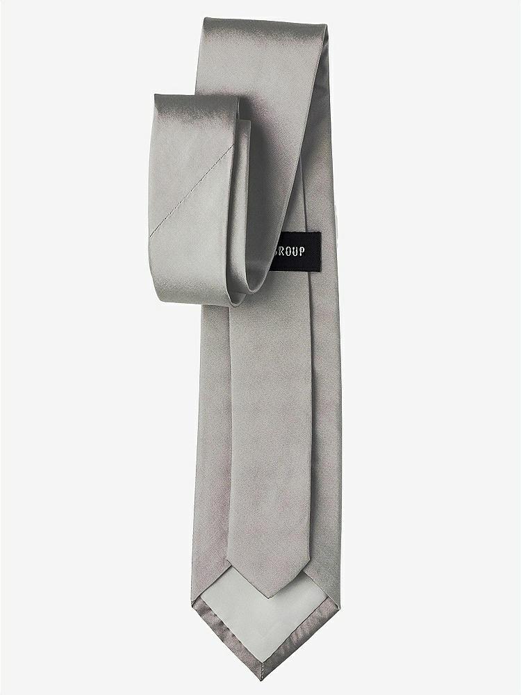 Back View - Chinchilla Peau de Soie Boy's 50" Necktie by After Six