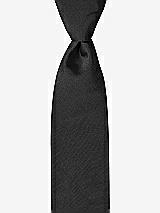 Front View Thumbnail - Black Peau de Soie Boy's 50" Necktie by After Six