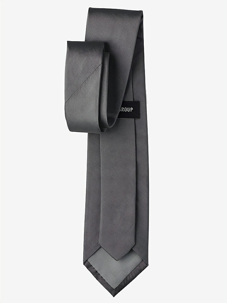 Back View - Ebony Peau de Soie Boy's 50" Necktie by After Six