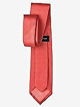 Rear View Thumbnail - Perfect Coral Peau de Soie Boy's 50" Necktie by After Six