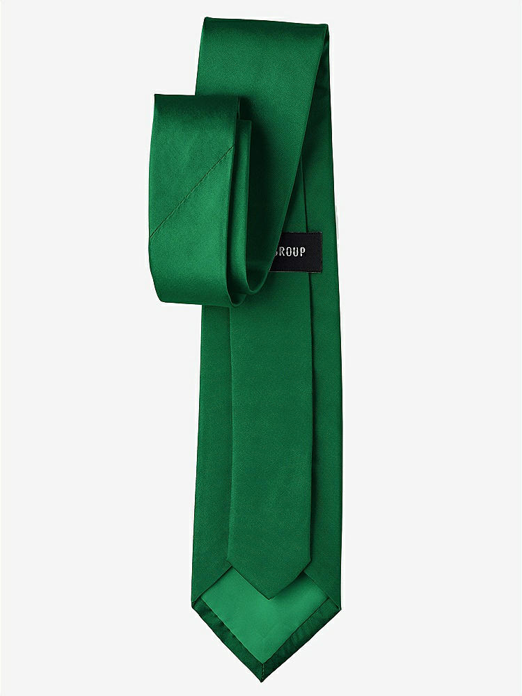 Back View - Pine Green Peau de Soie Boy's 50" Necktie by After Six