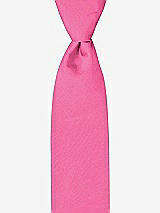 Front View Thumbnail - Strawberry Peau de Soie Boy's 50" Necktie by After Six