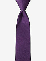 Front View Thumbnail - Majestic Peau de Soie Boy's 14" Zip Necktie by After Six