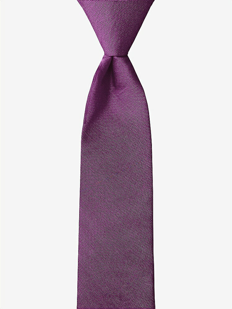 Front View - Paradise Peau de Soie Boy's 14" Zip Necktie by After Six